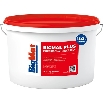 BigMat Barva malířská Plus 15+3 kg