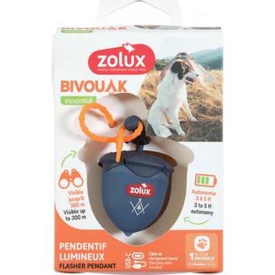 Zolux Světýlko blikací BIVOUAK oříšek USB 1 ks