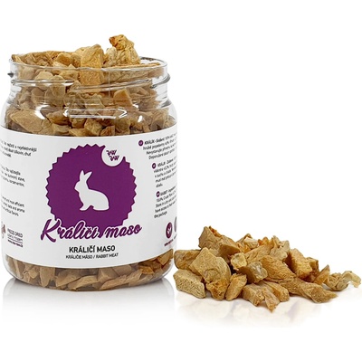 Raw Raw pamlsky mrazem sušené králičí maso 70 g