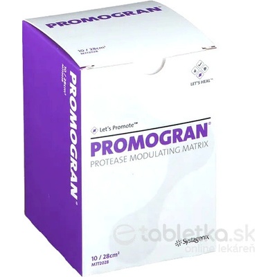 Promogran obväz remodelujúci proteázy 28 cm2 10 ks
