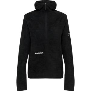 MAMMUT Дамски поларен пуловер Mammut Women's Eiger Free ML Air Half Zip Hoodie Fleece jumper - Black (105-7784-0114)