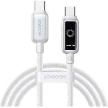 JOYROOM STARFLIGHT кабел за данни Type-C - Type-C, 120cm, FEHÉR S-A55 C-C 100W 1.2 WHITE (S-A55 C-C 100W 1.2 WHITE)