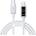 JOYROOM STARFLIGHT кабел за данни Type-C - Type-C, 120cm, FEHÉR S-A55 C-C 100W 1.2 WHITE (S-A55 C-C 100W 1.2 WHITE)