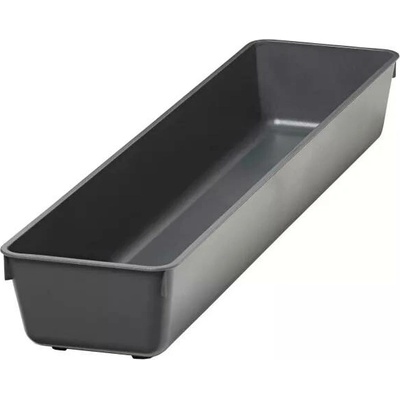Goodhome Organizér do šuplíku, do kuchyně, příborník - NITAKI šedý plast 10 x 43 cm