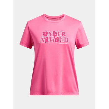 Under Armour UA Tech Wordmark SS Тениска за момичета Under Armour | Rozov | Момичешки | 152/158