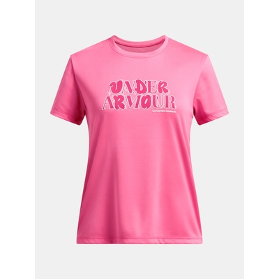 Under Armour UA Tech Wordmark SS Тениска за момичета Under Armour | Rozov | Момичешки | 152/158