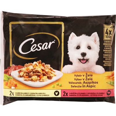 Cesar Selection v želé 4 x 400 g