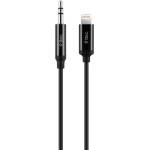 Ttec Кабел ttec - AUX/Lightning, 1m, черен (8694471057858)