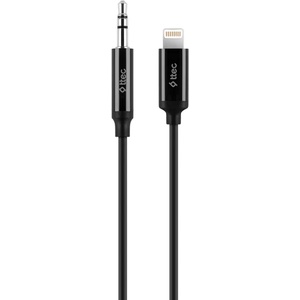 Ttec Кабел ttec - AUX/Lightning, 1m, черен (8694471057858)