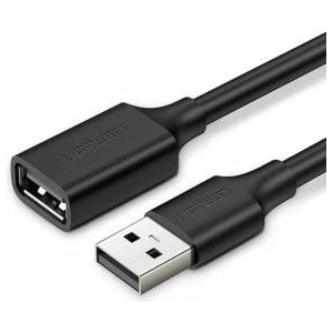 Ugreen extension cable USB (male) - USB (female) 2.0 480Mbps 1.5m black (US103)