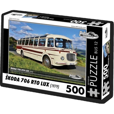 RETRO-AUTA BUS č. 12 Škoda 706 RTO LUX 1979 500 dielov