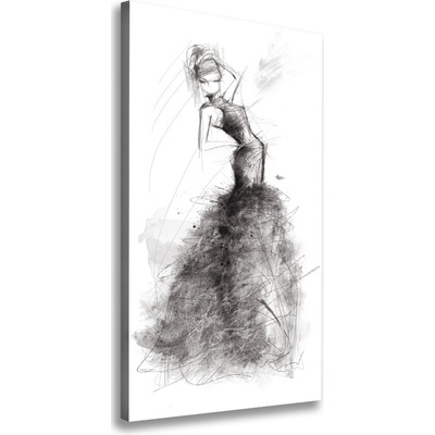 Vertikálny foto obraz na plátne Ilustrácie módy 50x100 cm