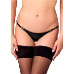 Noir P014 Dominae PVC panty with silver clasp L
