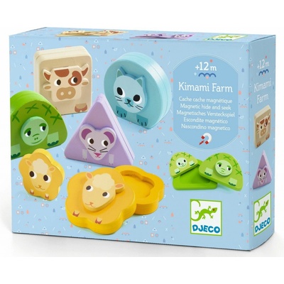 Djeco Magnetická hračka pro nejmenší Kimami Farm – Zboží Dáma