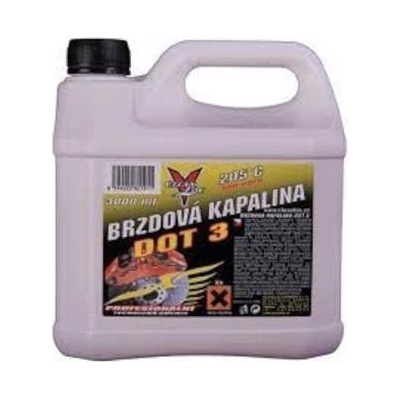 CleanFox Brzdová kapalina DOT 3 3 l