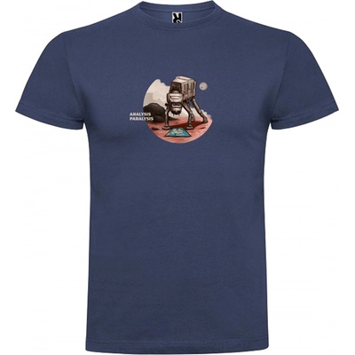 TLAMA games T-shirt Analysis - Paralysis Denim modrá