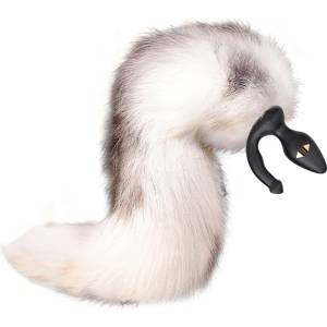 Sevanda Weasel Estim & Vibration Tail Plug White