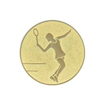 Kovový emblém TENIS ženy 015