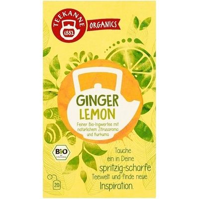 TEEKANNE Bio Organics Ginger Lemon 20 x 1,8 g