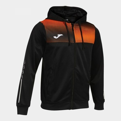 Joma Eco Supernova Zip-up Hoodie čierna oranžová