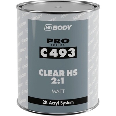 HB BODY 493 akrylový lak matný, 1L