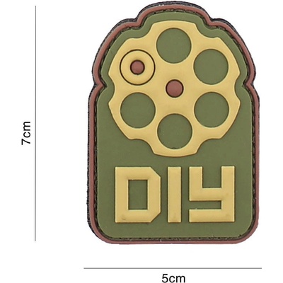 Gumová nášivka 101 Inc Do It Yourself - multicam