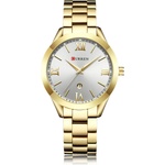 Curren 9007-Gold-White Часовници
