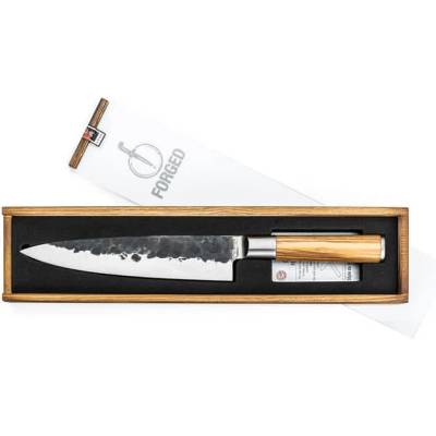 Forged Кухненски нож Forged - Ръчна изработка - японска стомана 440С - Холандия - Серия Olive - Chef 20, 5см