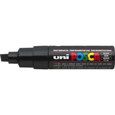 uni Декоративен маркер, 8 мм, изрязан, UNI "Posca PC-8K", черен 300566000 (300566000)
