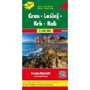 Freytag & Berndt Auto + Freizeitkarte Cres - Losinj - Krk - Rab, Top 10 Tips, Autokarte 1:100.000