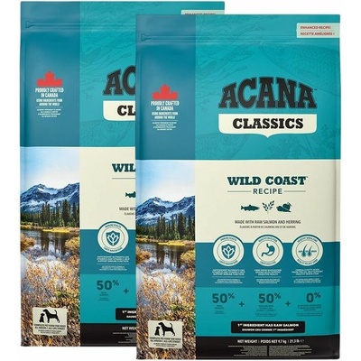 Acana Classics Wild Coast Recipe 2 x 9,7 kg