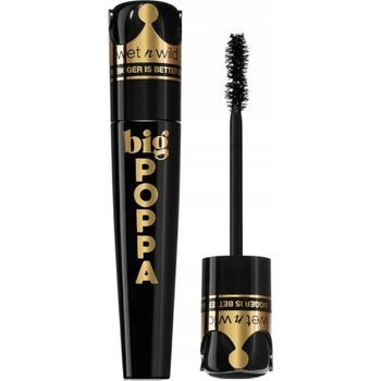 Wet n Wild Big Poppa riasenka pre extrémny objem a intenzívnu čiernu farbu Blackest Black 10 ml