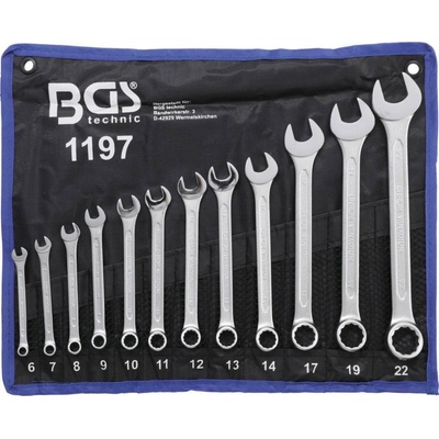 BGS technic Súprava ch kľúčov vidlica-očko 6 - 22 mm 12 ks BGS 1197