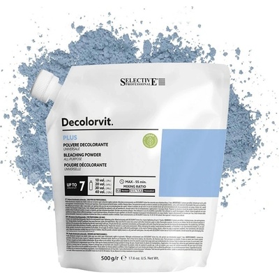 Selective melír De Color Vit Plus - platinový odfarbovací prášok - melír 500 g