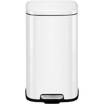 EKO 12 л бял кош за смет с педал eko от серия stella