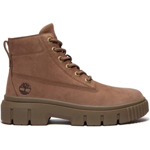 Timberland Дамски ежедневни боти Timberland Women's Greyfield Mid Lace Up Boot Casual boots - Medium Brown Nubuck - размер 40 (EU) (126-0540-0218)