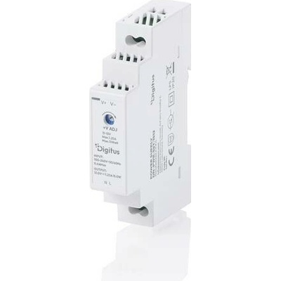 Digitus DN-PWR-SST-1512 sieťový zdroj na montážnu lištu (DIN lištu), 12 V/DC, 1.25 A, 15 W
