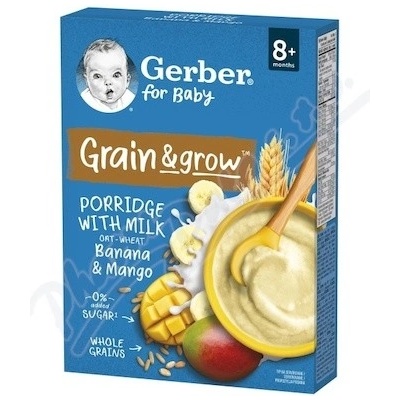 Gerber Mléč.kaše pšen. oves.mango a banán 200 g