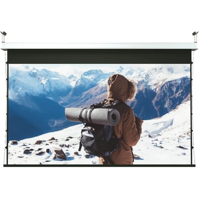 Screenline Моторизиран прожекционен екран за стена/таван Screenline INCEILING BIG LODO EVOLUTION Home Vision, 640 x 360 (289"), 16: 9, бял (SL-IB640D-HV)