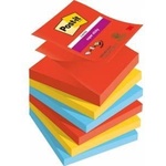 Post-it 3M Post-it® Super Sticky Z-Notes, PLAYFUL, 76x76mm, 6x90 cards