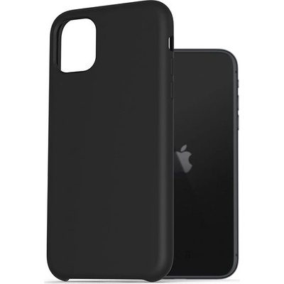 Pouzdro AlzaGuard Premium Liquid Silicone Case iPhone 11 černé