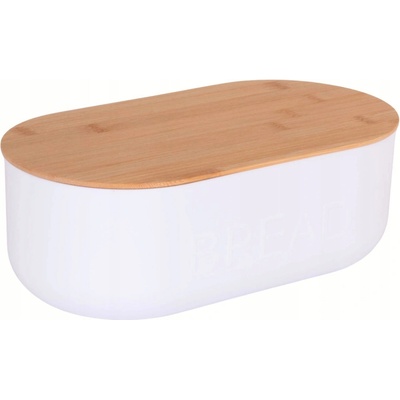Sada chlebníku Excellent Houseware béžový, bílý plast