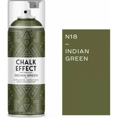 COSMOS LAC СПРЕЙ БОЯ ТЕБЕШИРЕНА chalk efefect 400мл 18 indian green (06517)