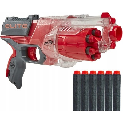 Nerf N-Strike Elite Disruptor Červený F2694 30 šipek páska