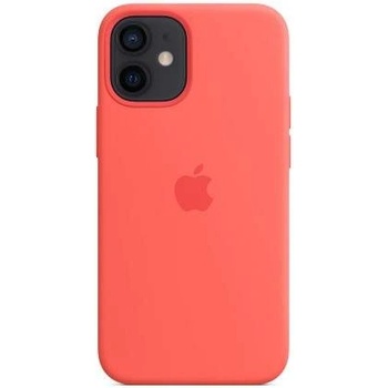 Apple iPhone Silicone Case with MagSafe - оригинален силиконов кейс за iPhone 12 mini с MagSafe (розов)