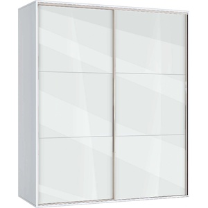 Bogdan Furniture G Гардероб с плъзгащи врати Memo. bg, модел BM-Ava 4, бял гланц