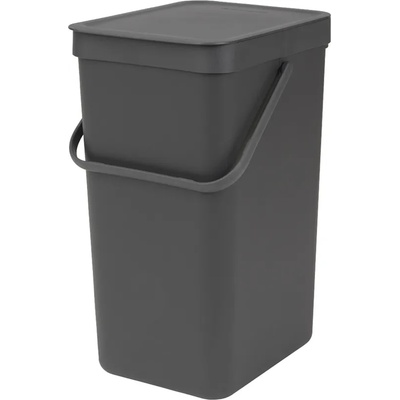 Brabantia Кош за смет за разделно събиране Brabantia Sort&Go 16L, Grey (648978)