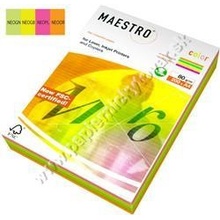 MAESTRO color NEON 80g 200 listů MIX barev