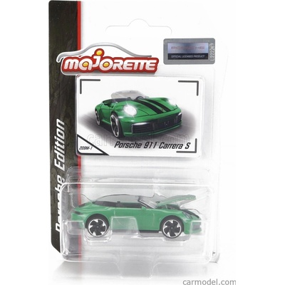 Carrera Majorette Porsche 911 991 S Cabriolet 2015 Zelená 1:64