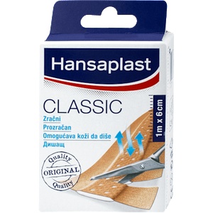 Hansaplast Пластир Classic 1mX6cm, 1 бр (1000753)